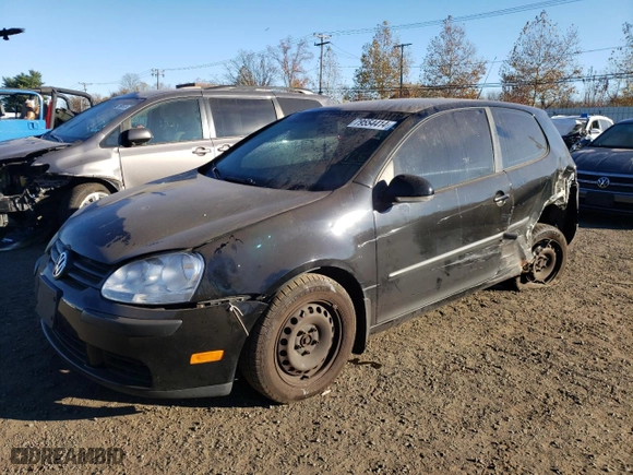 2007 Volkswagen Rabbit with VIN WVWAS71K67W063960, listed as a Copart auction lot 79554414 with 206,779 mi miles and Salvage Title. Bid and sale history available at carsss.com. Image 1.
