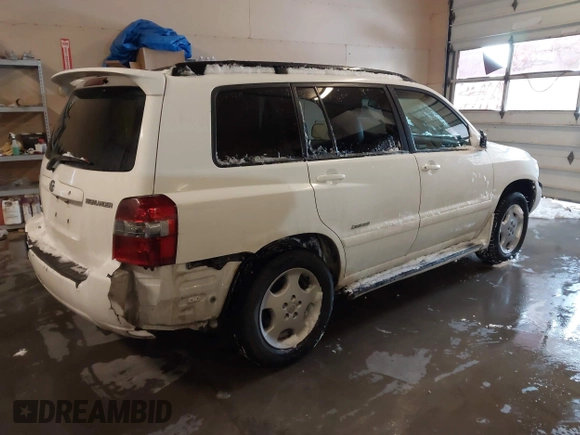 2007 Toyota Highlander w/3rd Row with VIN JTEDP21A570128417, listed as a IAAI auction lot 41578091 with 196,596 mi miles and . Bid and sale history available at DreamBid. Image 4.
