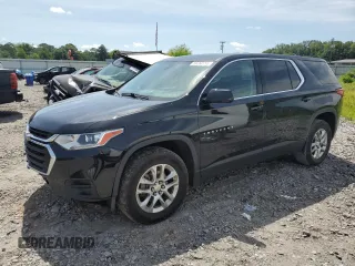 2018 Chevrolet Traverse LS with VIN 1GNERFKW6JJ108755, listed as a Copart auction lot 59760905 with 185,084 mi miles and Salvage title. Bid and sale history available at DreamBid. Image 1.