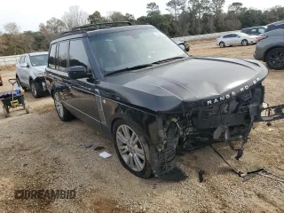 2010 Land Rover Range Rover HSE Lux with VIN SALMF1D48AA323932, listed as a Copart auction lot 42442925 with 184,894 mi miles and Salvage title. Bid and sale history available at DreamBid. Image 4.