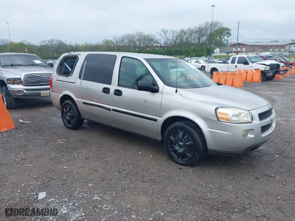 2008 Chevrolet Uplander LS with VIN 1GNDV23W48D196793, listed as a IAAI auction lot 41828528 with 161,169 mi miles. Bid and sale history available at carsss.com. Image 1.