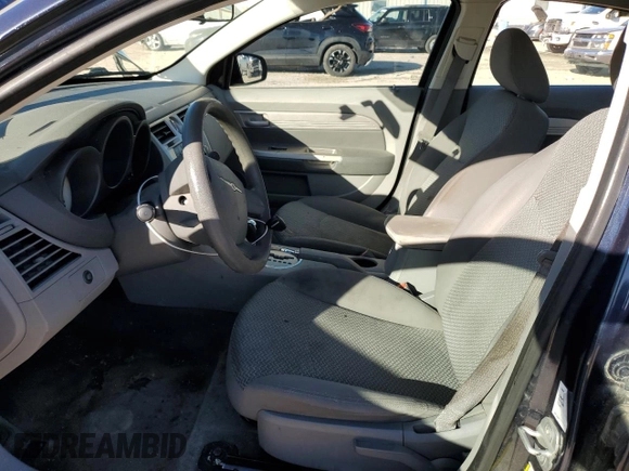 2008 Chrysler Sebring LX with VIN 1C3LC46K48N208793, listed as a Copart auction lot 81047004 with 167,791 mi miles and Salvage Title. Bid and sale history available at carsss.com. Image 7.