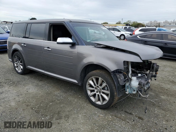 2010 Ford Flex Limited w/Ecoboost with VIN 2FMHK6DT3ABB30452, listed as a Copart auction lot 50104485 with Not Provided miles and Salvage Title. Bid and sale history available at carsss.com. Image 4.
