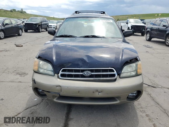 2002 Subaru Legacy Outback with VIN 4S3BH665327623842, listed as a Copart auction lot 60168375 with 113,761 mi miles and Salvage title. Bid and sale history available at DreamBid. Image 5.