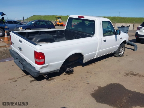 2007 Ford Ranger XL with VIN 1FTYR10D17PA53809, listed as a IAAI auction lot 41829989 with 170,769 mi miles. Bid and sale history available at carsss.com. Image 4.