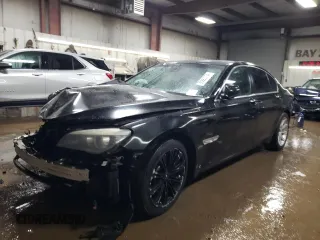 2011 BMW 7 Series 750i with VIN WBAKA8C57BCY36687, listed as a Copart auction lot 86883754 with 0 mi miles and Salvage Title. Bid and sale history available at carsss.com. Image 1.