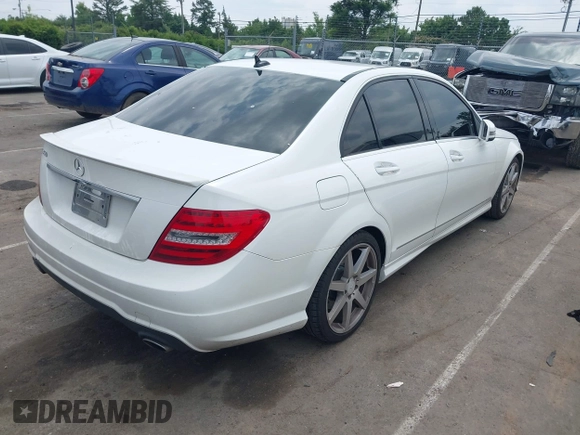 2013 Mercedes-Benz C 350 Sport with VIN WDDGF5HB3DA751342, listed as a IAAI auction lot 42367201 with 137,535 mi miles and . Bid and sale history available at DreamBid. Image 4.