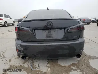 2011 Lexus IS 350 with VIN JTHBE5C24B5027680, listed as a Copart auction lot 43803135 with 180,148 mi miles and Salvage Title. Bid and sale history available at carsss.com. Image 6.