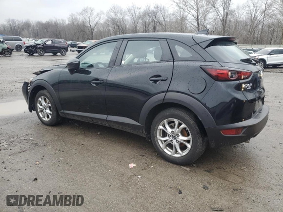2019 Mazda CX-3 Sport with VIN JM1DKFB76K0410555, listed as a Copart auction lot 46980885 with 12,434 mi miles and Salvage Title. Bid and sale history available at DreamBid. Image 2.