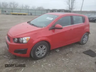 2014 Chevrolet Sonic LT with VIN 1G1JC6SB1E4196455, listed as a Copart auction lot 44398885 with 59,348 mi miles and Salvage Title. Bid and sale history available at carsss.com. Image 1.