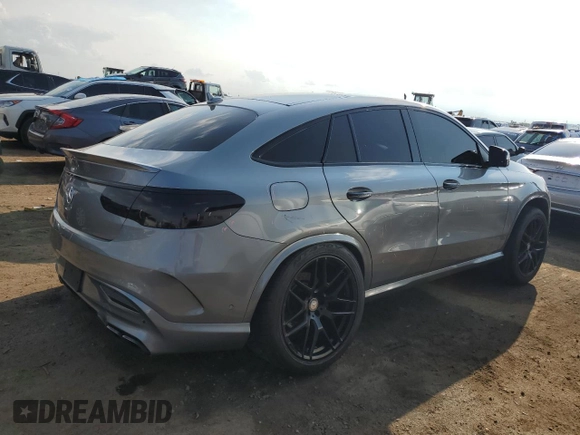 2016 Mercedes-Benz GLE 63 S AMG with VIN 4JGED7FB1GA020902, listed as a Copart auction lot 69549854 with 74,875 mi miles and Salvage title. Bid and sale history available at DreamBid. Image 3.