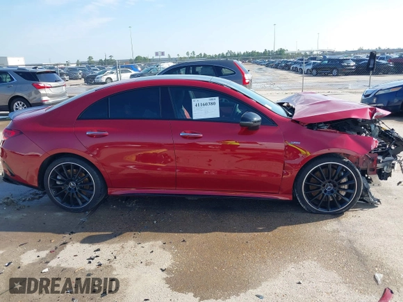 2021 Mercedes-Benz CLA with VIN W1K5J5BB9MN179314, listed as a IAAI auction lot 41160380 with 6,436 mi miles. Bid and sale history available at carsss.com. Image 14.