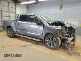 2024 Nissan Titan Pro-4X with VIN 1N6AA1ED5RN111708, listed as a Copart auction lot 42356375 with 31,487 mi miles and Salvage title. Bid and sale history available at DreamBid. Image 4.
