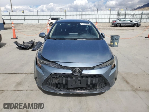 2020 Toyota Corolla LE with VIN JTDEPRAE4LJ050527, listed as a Copart auction lot 51089245 with 76,128 mi miles and Salvage Title. Bid and sale history available at DreamBid. Image 5.