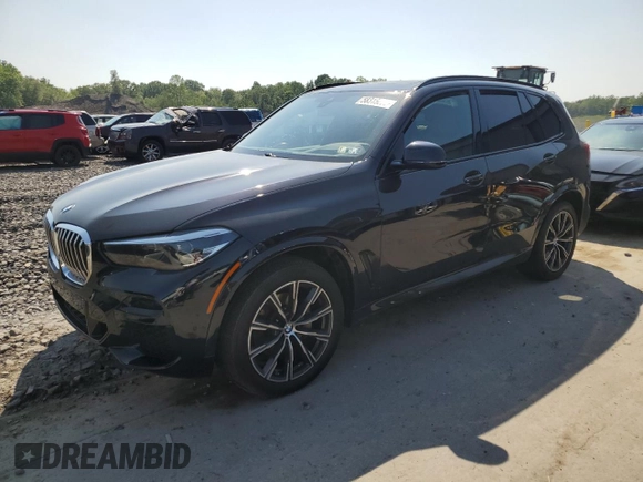 2023 BMW X5 xDrive40i with VIN 5UXCR6C09P9N95517, listed as a Copart auction lot 58315095 with Not provided miles and Salvage title. Bid and sale history available at DreamBid. Image 1.
