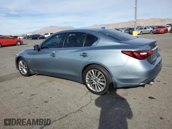 2018 Infiniti Q50 Sport with VIN JN1EV7AP3JM360338, listed as a Copart auction lot 83361504 with 47,008 mi miles and Salvage Title. Bid and sale history available at carsss.com. Image 2.