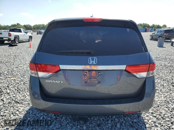 2016 Honda Odyssey EX-L with VIN 5FNRL5H6XGB104351, listed as a Copart auction lot 52507935 with 154,718 mi miles and Salvage Title. Bid and sale history available at DreamBid. Image 6.