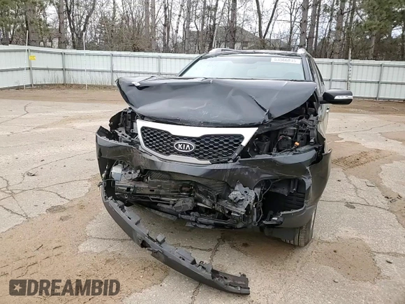 2013 Kia Sorento LX with VIN 5XYKT4A20DG419764, listed as a Copart auction lot 53566815 with 270,017 mi miles and Salvage Title. Bid and sale history available at carsss.com. Image 14.
