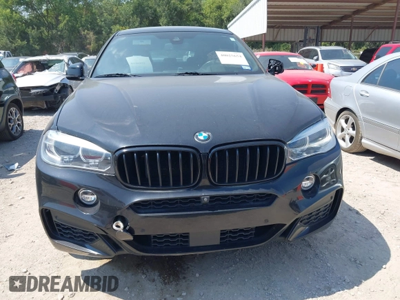 2018 BMW X6 xDrive50i with VIN 5UXKU6C58J0W39038, listed as a IAAI auction lot 40025654 with 106,080 mi miles. Bid and sale history available at carsss.com. Image 12.