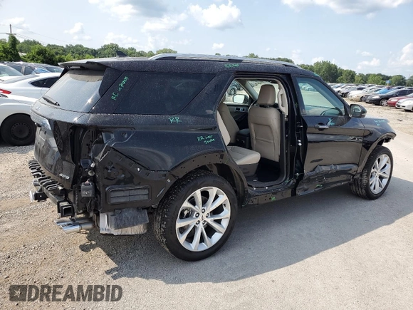 2023 Ford Explorer Platinum с VIN 1FM5K8HCXPGC08557, выставлен на аукционе Copart как лот 63674354 с пробегом 3 977 миль миль и Списание • Salvage title. История ставок и продаж доступна на DreamBid. Изображение 3.