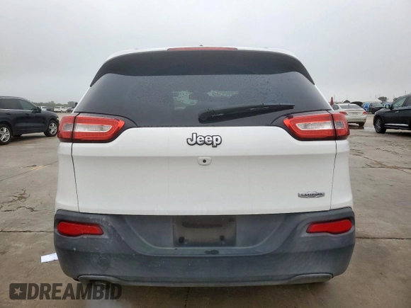 2015 Jeep Cherokee Latitude with VIN 1C4PJLCB8FW712725, listed as a Copart auction lot 55433225 with 85,321 mi miles and Clean Title. Bid and sale history available at carsss.com. Image 6.