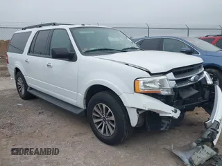 2017 Ford Expedition EL XLT with VIN 1FMJK1HTXHEA50417, listed as a IAAI auction lot 41502968 with 112,097 mi miles. Bid and sale history available at carsss.com. Image 1.