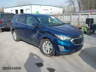 2019 Chevrolet Equinox LT with VIN 2GNAXKEV6K6267029, listed as a IAAI auction lot 41796827 with 113,704 mi miles. Bid and sale history available at carsss.com. Image 1.