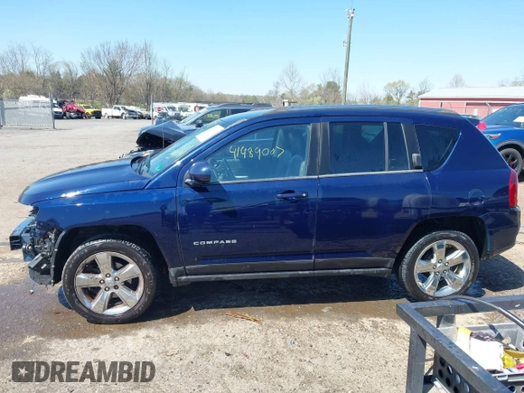 2014 Jeep Compass Latitude with VIN 1C4NJCEB2ED883243, listed as a IAAI auction lot 41989007 with 138,192 mi miles. Bid and sale history available at carsss.com. Image 15.