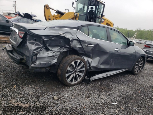 2019 Nissan Maxima Platinum z VIN 1N4AA6AV6KC380113, wystawiony jako Copart lot #55209665 z przebiegiem 75 843 mil mil oraz Szkody całkowita. Historia ofert i sprzedaży dostępna na DreamBid. Obrazek 3.