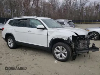 2019 Volkswagen Atlas SE with VIN 1V2LR2CA6KC550855, listed as a Copart auction lot 50938805 with 87,212 mi miles and Salvage title. Bid and sale history available at DreamBid. Image 4.