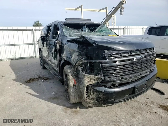 2021 Chevrolet Suburban RST with VIN 1GNSKEKD6MR493966, listed as a Copart auction lot 73144864 with 42,789 mi miles and Salvage Title. Bid and sale history available at carsss.com. Image 12.