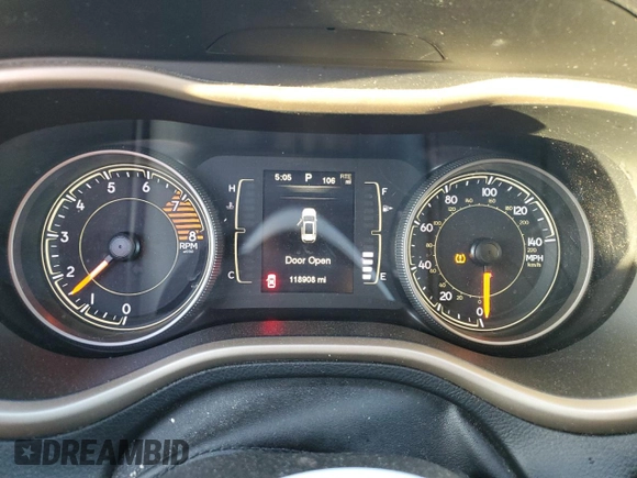 2016 Jeep Cherokee Altitude with VIN 1C4PJLCS4GW238385, listed as a Copart auction lot 48205115 with 118,908 mi miles and Salvage Title. Bid and sale history available at carsss.com. Image 9.