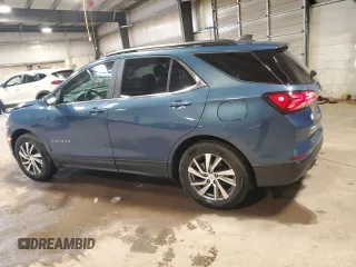 2024 Chevrolet Equinox LT with VIN 3GNAXUEG1RL177483, listed as a Copart auction lot 47187225 with 22,107 mi miles and Salvage Title. Bid and sale history available at DreamBid. Image 2.