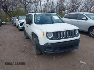 2015 Jeep Renegade Sport with VIN ZACCJBATXFPC42229, listed as a IAAI auction lot 40938824 with 136,649 mi miles and . Bid and sale history available at DreamBid. Image 1.