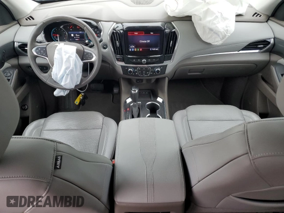 2020 Chevrolet Traverse Premier with VIN 1GNERKKW1LJ302248, listed as a Copart auction lot 55493395 with 68,022 mi miles and Salvage title. Bid and sale history available at DreamBid. Image 8.