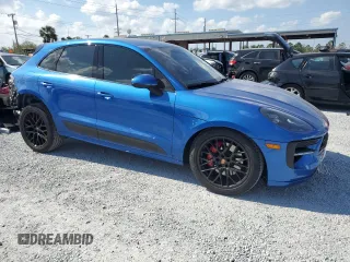 2020 Porsche Macan GTS with VIN WP1AG2A56LLB56387, listed as a Copart auction lot 44793335 with 37,916 mi miles and Salvage Title. Bid and sale history available at DreamBid. Image 4.