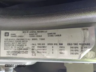 2010 GMC Canyon SLE1 with VIN 1GTJTCDE5A8135402, listed as a IAAI auction lot 42016563 with 281,039 mi miles. Bid and sale history available at carsss.com. Image 9.