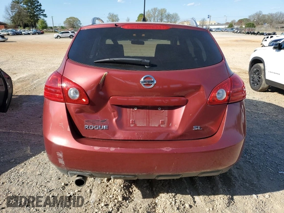 2009 Nissan Rogue SL with VIN JN8AS58T49W047170, listed as a Copart auction lot 49850385 with 182,088 mi miles and Salvage Title. Bid and sale history available at DreamBid. Image 6.