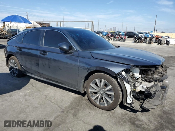 2022 Honda Civic EX-L z VIN 19XFL1H76NE001953, wystawiony jako Copart lot #50434255 z przebiegiem 43 044 mil mil oraz Szkoda całkowita • Salvage title. Historia ofert i sprzedaży dostępna na DreamBid. Obrazek 4.