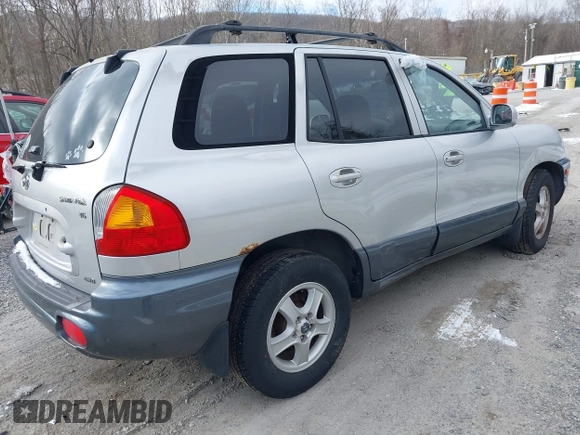 2002 Hyundai Santa Fe GLS with VIN KM8SC73D82U275582, listed as a IAAI auction lot 41565218 with 248,804 mi miles. Bid and sale history available at carsss.com. Image 4.