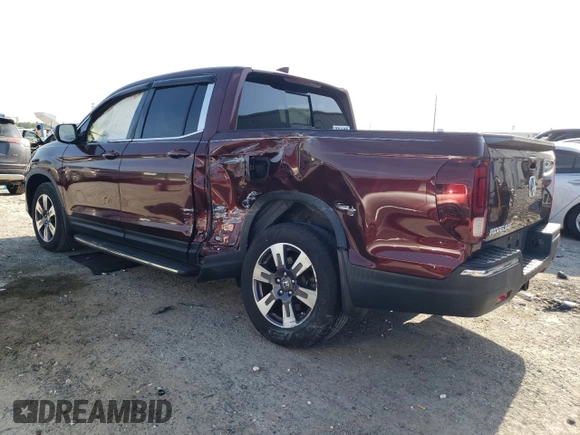 2019 Honda Ridgeline RTL-T with VIN 5FPYK2F67KB001114, listed as a Copart auction lot 55498555 with 79,755 mi miles and Salvage title. Bid and sale history available at DreamBid. Image 2.