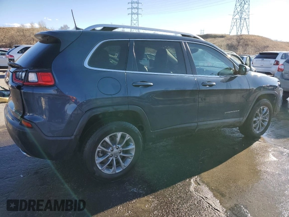 2020 Jeep Cherokee Latitude Plus z VIN 1C4PJMLX9LD636733, wystawiony jako Copart lot #86963844 z przebiegiem 54 194 mil mil oraz Szkoda całkowita • Salvage title. Historia ofert i sprzedaży dostępna na DreamBid. Obrazek 3.