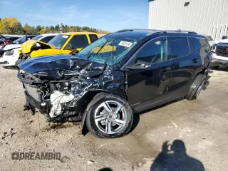 2019 GMC Terrain SLT with VIN 3GKALVEV1KL114161, listed as a Copart auction lot 76381154 with 35,638 mi miles and Salvage Title. Bid and sale history available at carsss.com. Image 1.