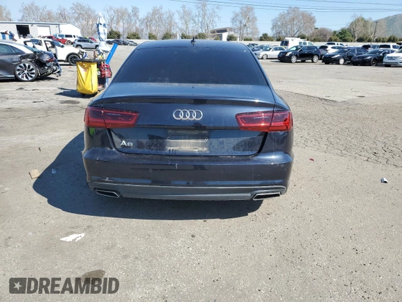2017 Audi A6 Premium Plus with VIN WAUD8AFC1HN130754, listed as a Copart auction lot 43744333 with 91,889 mi miles. Bid and sale history available at carsss.com. Image 6.