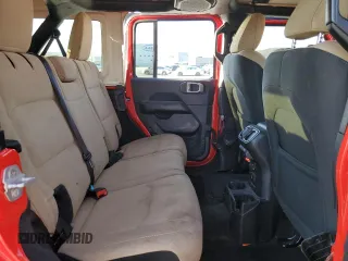 2018 Jeep Wrangler Unlimited Sahara z VIN 1C4HJXEN8JW283372, wystawiony jako Copart lot #47887815 z przebiegiem 106 235 mil mil oraz Szkoda całkowita • Salvage title. Historia ofert i sprzedaży dostępna na DreamBid. Obrazek 10.