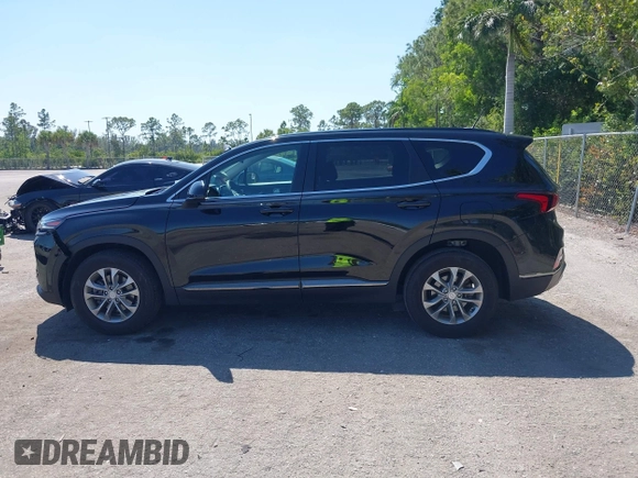 2019 Hyundai Santa Fe SE with VIN 5NMS23AD4KH088902, listed as a IAAI auction lot 42044465 with 34,302 mi miles and . Bid and sale history available at DreamBid. Image 14.