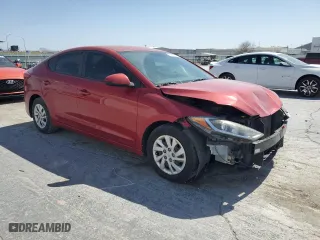 2017 Hyundai Elantra SE with VIN 5NPD74LF0HH093363, listed as a Copart auction lot 50181985 with 134,011 mi miles and Salvage Title. Bid and sale history available at carsss.com. Image 4.