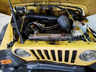 2002 Jeep Wrangler Sport z VIN 1J4FA49S02P730417, wystawiony jako Copart lot #59620865 z przebiegiem Nie podano mil oraz Szkoda całkowita • Salvage title. Historia ofert i sprzedaży dostępna na DreamBid. Obrazek 12.
