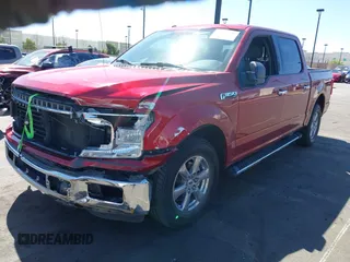 2018 Ford F-150 XL with VIN 1FTEW1CGXJKE00575, listed as a IAAI auction lot 41827249 with 138,019 mi miles. Bid and sale history available at carsss.com. Image 17.