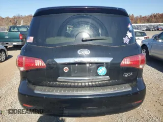 2012 Infiniti QX56 7-passenger with VIN JN8AZ2NE0C9020280, listed as a Copart auction lot 76910394 with 149,414 mi miles and Salvage Title. Bid and sale history available at carsss.com. Image 6.